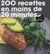 200 recettes en moins de 20 minutes