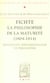 Fichte - la philosophie de la maturité (1804-1814) - réfléxivité, phénoménologie, philosophie