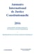 ANNUAIRE INTERNATIONAL DE JUSTICE CONSTITUTIONNELLE 2016 - VOL XXXII