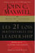 Les 21 lois irréfutables du leadership