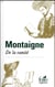 De la vanité