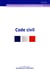Code civil - Brochure 20031/textes mis a jour au 13 octobre 2008