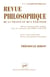 Revue philosophique de la France et de l'étranger n.4 : Théodule Ribot