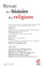 Revue de l'histoire des religions : 1/2018