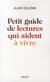 Petit guide de lectures qui aident à vivre