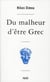 Du malheur d'être Grec