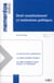 DROIT CONSTITUTIONNEL ET INSTITUTIONS POLITIQUES