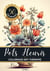 Pots Fleuris Livre de coloriage chromathérapie et anti-stress pour adulte et senior : 50 dessins de bouquets de fleurs dans de jolis pots