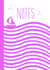 Carnet Marinière Rose bonbon