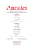 Revue Annales n.3 : histoire, sciences sociales - archives
