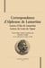 Correspondance - lettres d'alix de lamartine - lettres de louis de vignet