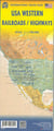 USA western railroads / highways