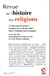 Revue de l'histoire des religions : un dieu peut-il mourir ? enquête sur la fin des cultes dans l'Antiquité gréco-romaine