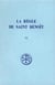 SC 186 La Règle de saint Benoît, VI