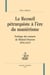 Le recueil pétrarquiste à l'ère du maniérisme - poétique des sonnets de Michael Drayton (1594-1619)