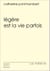 Légère est la vie parfois