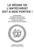 Le règne de l'antéchist est à nos portes ! tribulation de l'antéchrist et triomphe des deux coeurs de Jésus et Marie
