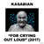 For crying out loud - Vinyle