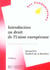 Introduction au droit de l'union europeenne - 3e edition