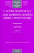 La notion de republique dans la jurisprudence du conseil constitutionnel - vol105