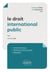 Le droit international public