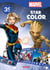 Marvel - star color (captain marvel et groot)