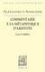 Commentaire à la Métaphysique d'Aristote : Livre Gamma