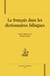 Le français dans les dictionnaires bilingues