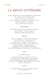 LA REVUE LITTERAIRE n.22