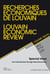 Revue recherches économiques de Louvain n.78/3.4