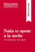 Nada se opone a la noche de delphine de vigan (guia de lectura) - resumen y analisis completo