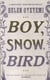 Boy, snow, bird