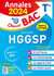 Objectif bac : spécialité HGGSP - terminale - annales - sujets et corrigés