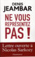 Ne vous représentez pas !