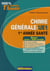 Chimie générale - ue1 - 1ère année santé - cours, exercices, annales et gcm corrigés (2e édition)