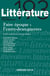 Littérature Nº193 1/2019 Faire époque : l'entre-deux-guerres