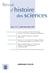Revue d'histoire des sciences 2/2019 Varia