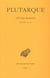 Oeuvres morales Tome 11 - traités 52 et 53