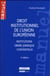 Droit institutionnel de l'Union européenne (4e édition)