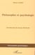Philosophie et psychologie