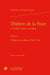 Théâtre de la Foire et Théâtre italien complets Tome 1 - Théâtre de la Foire (1730-1738)