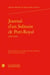 Journal d'un Solitaire de Port-Royal : 1655-1656