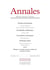 Annales. histoire sciences sociales, n  1-2019