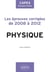 Sujets corrigés de physique du CAPES de physique-chimie de 2008 à 2012