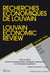 Revue recherches économiques de Louvain n.79/4