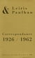 Correspondance 1926-1962