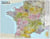 France 1/1m050 : carte murale laminée : avec barres