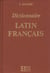 Dictionnaire latin francais (complet / marron)