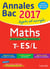 Annales bac - Sujets et corrigés : 2017 - mathématiques - terminale ES