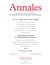 Annales. Histoire, Sciences sociales - Vol. 70 (1/2015) Lire Le Capital de Thomas Piketty